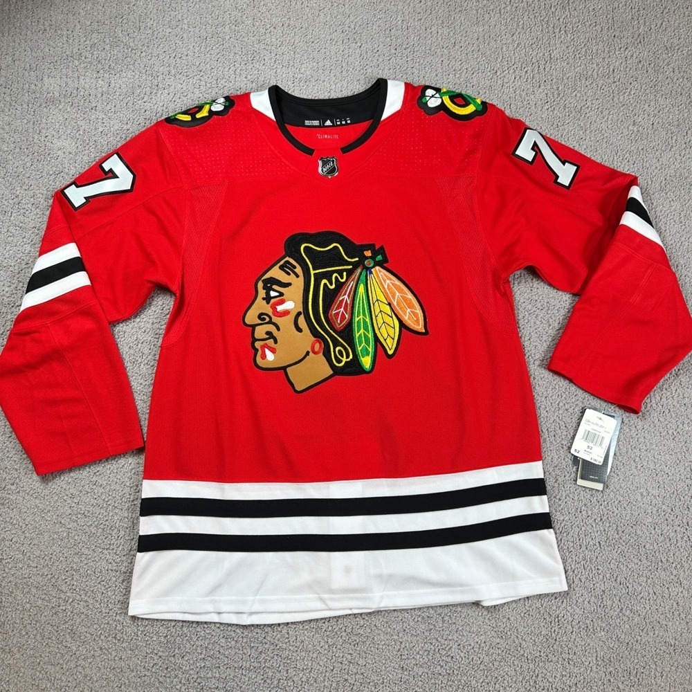 Kirby Dach Signed Chicago Blackhawks Adidas Authentic Jersey #77 Fanatics COA 52